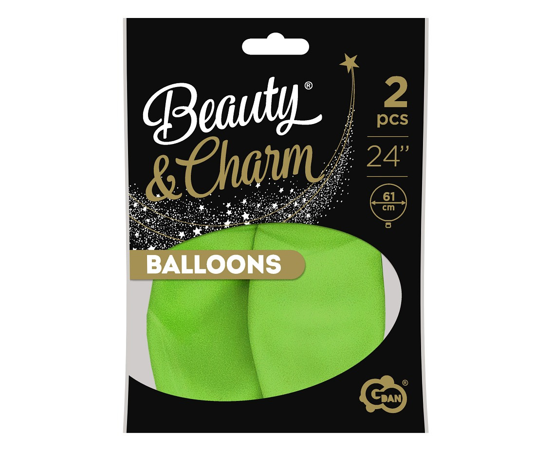 Balloons B&C 24", pistachio pastel, 2pcs