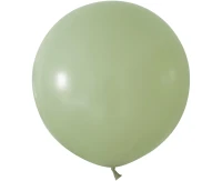 Balloons B&C 24", pastel gery-green, 2pcs