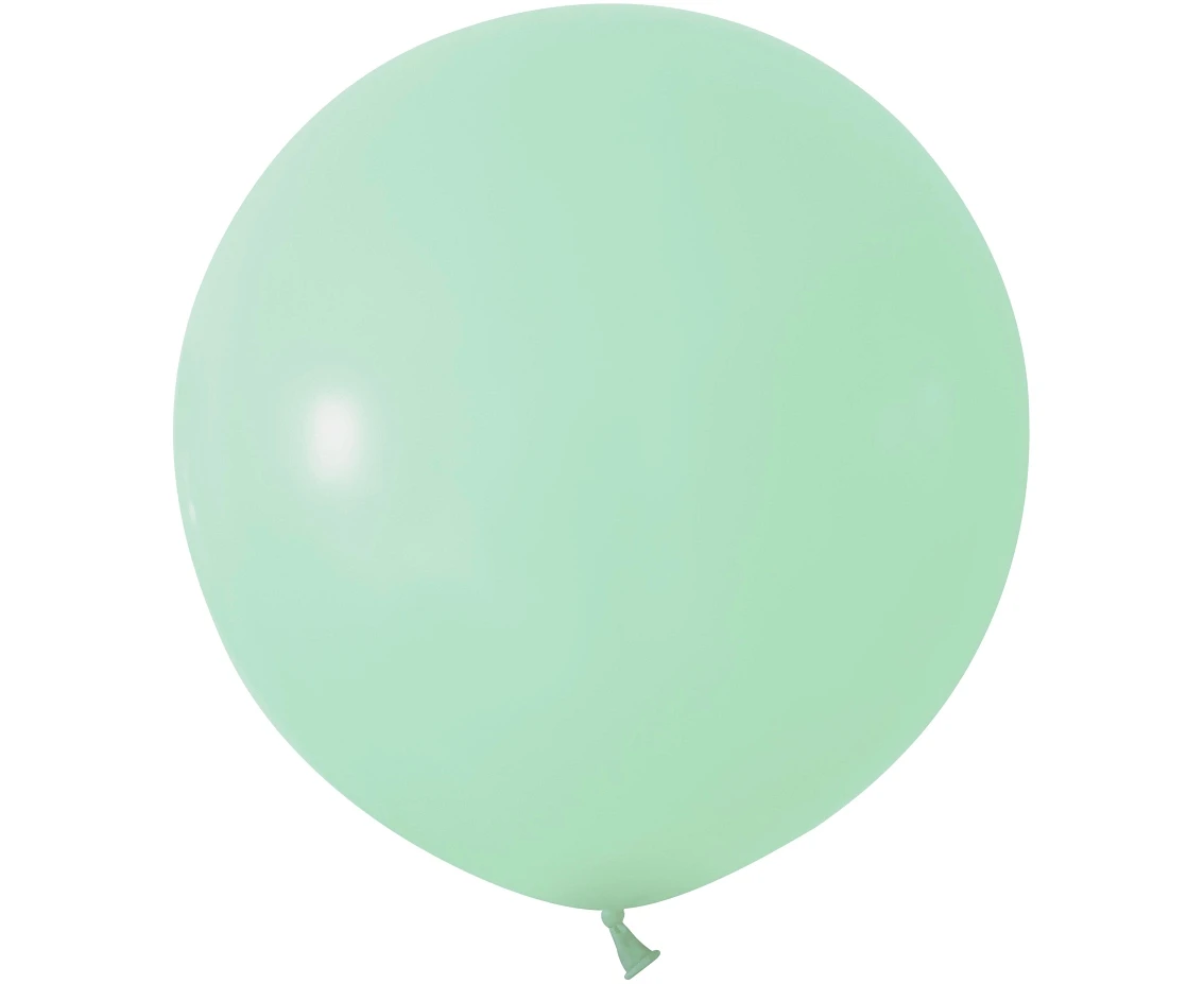Balloons B&C 24", macaron green, 2pcs