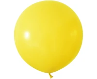 Balloons B&C 24", pastel yellow, 2pcs