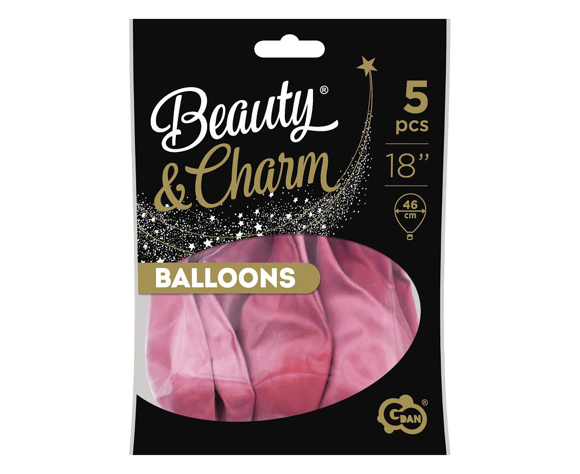 Balloons B&C 18", platinum light pink, 5pcs