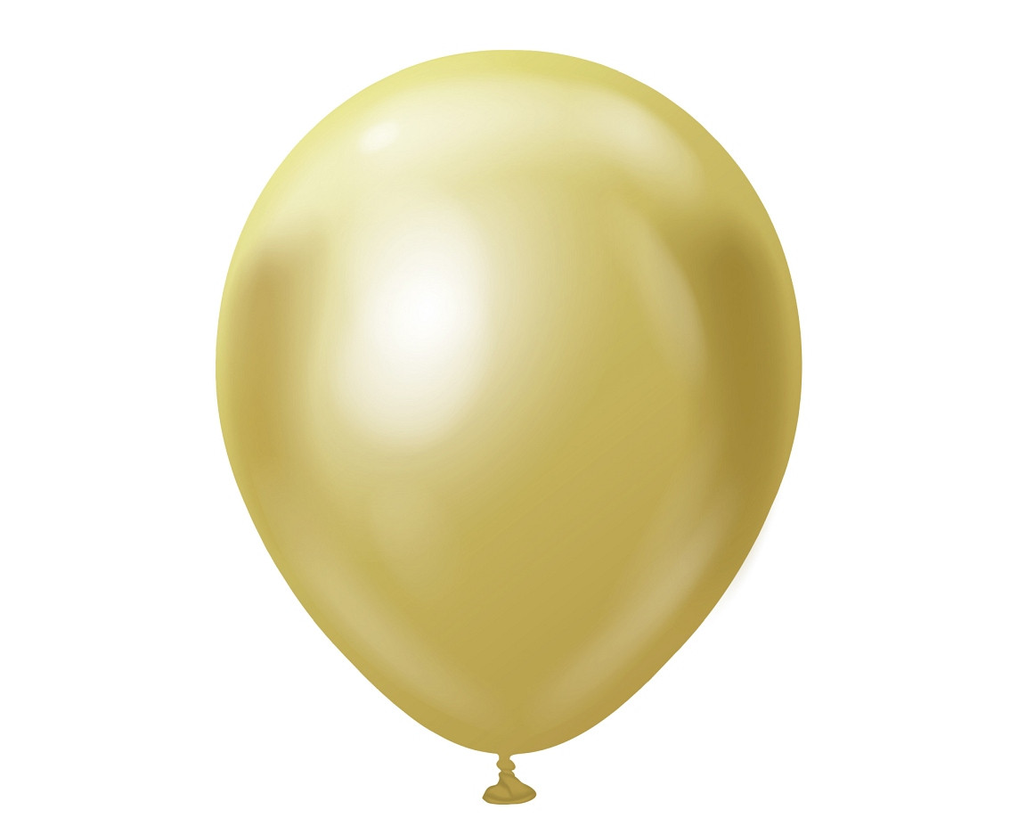 Balloons B&C 18", platinum light gold, 5pcs