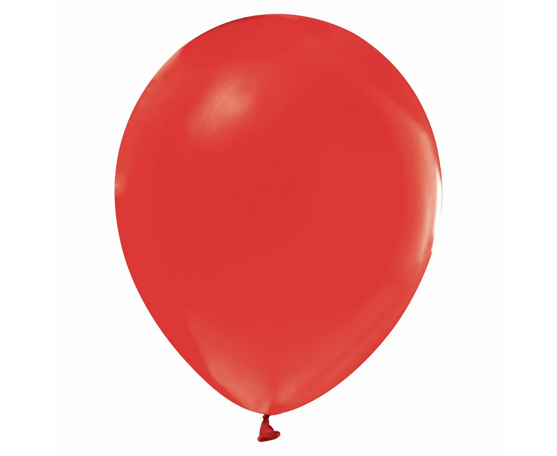 Balloons B&C 18", red pastel, 5pcs