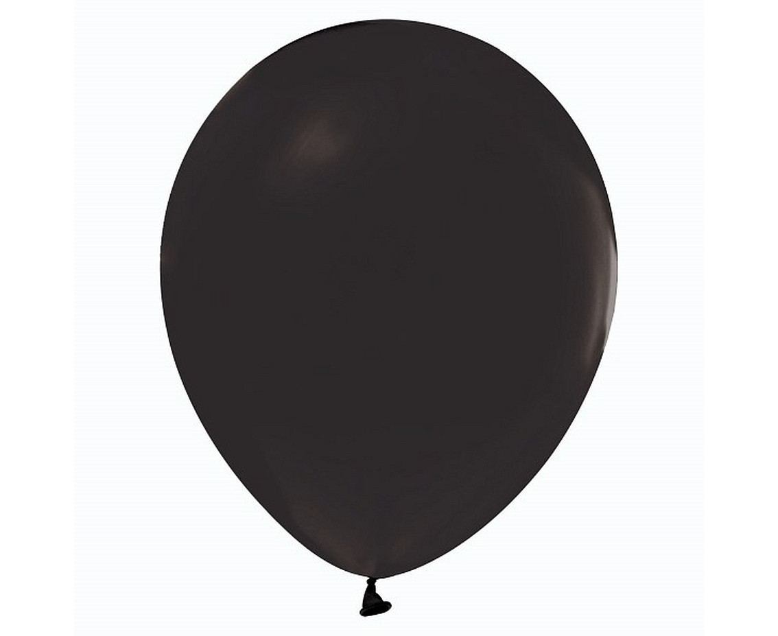 Balloons B&C 18",black pastel, 5pcs