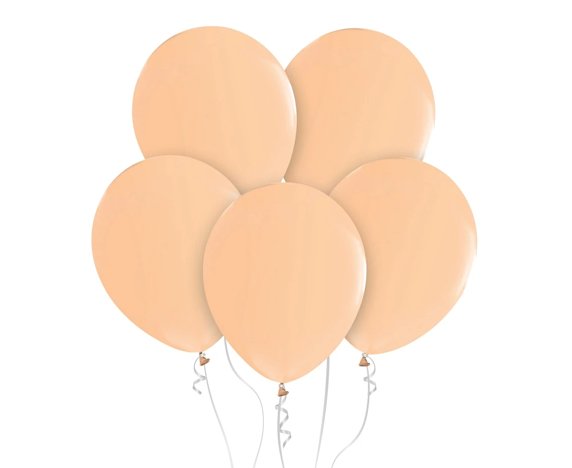 Balloons B&C 18", macaron salmon, 5pcs
