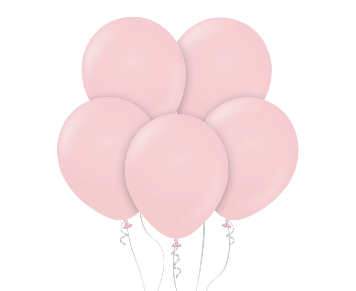 Balloons B&C 18", macaron light pink, 5pcs