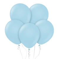 Balloons B&C 18", macaron blue, 5pcs