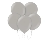 Balloons B&C 18", pastel grey, 5pcs