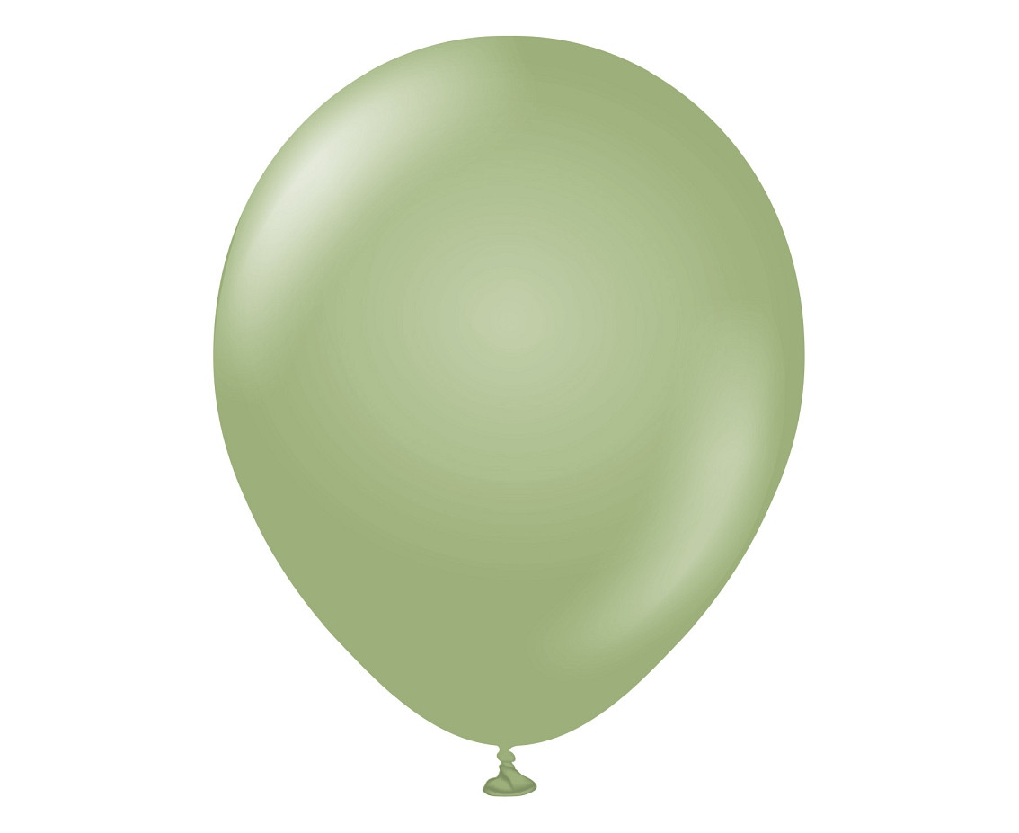 Balloons B&C 18", grey-green pastel, 5pcs