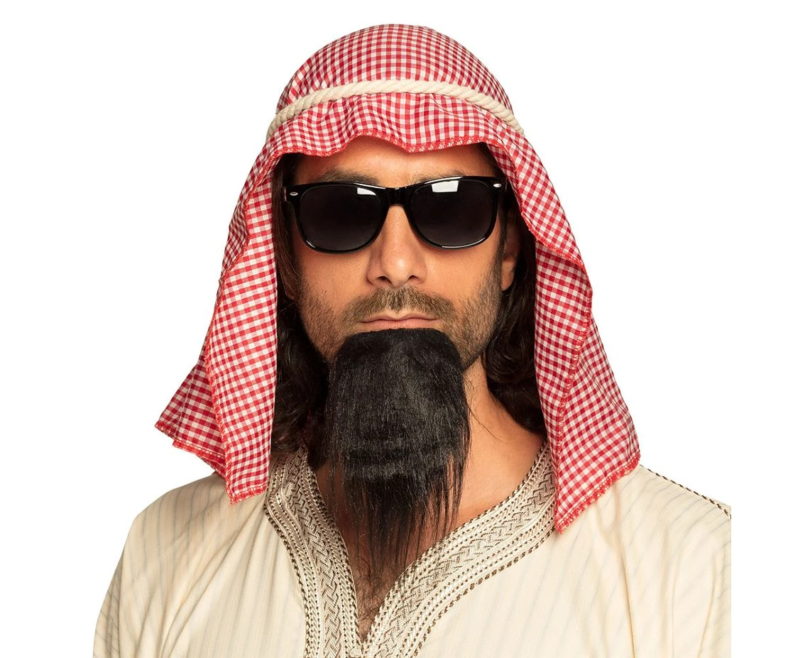 Set Sheik (headscarf, rope, party glasses and goatee)