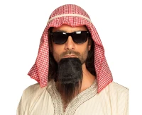 Set Sheik (headscarf, rope, party glasses and goatee)