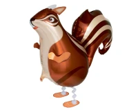 Foil balloon Squirrel, 55 x 51 cm, walking balloon EOL