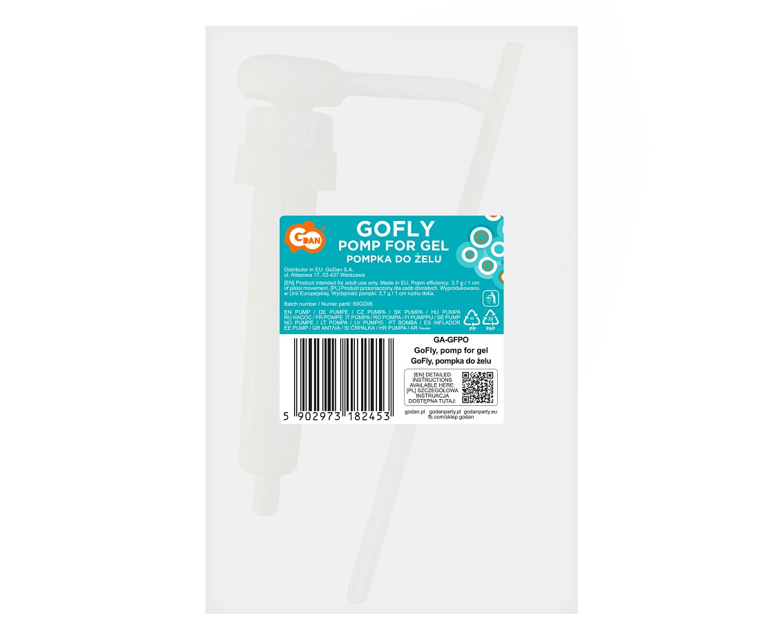 GoFly, pomp for gel
