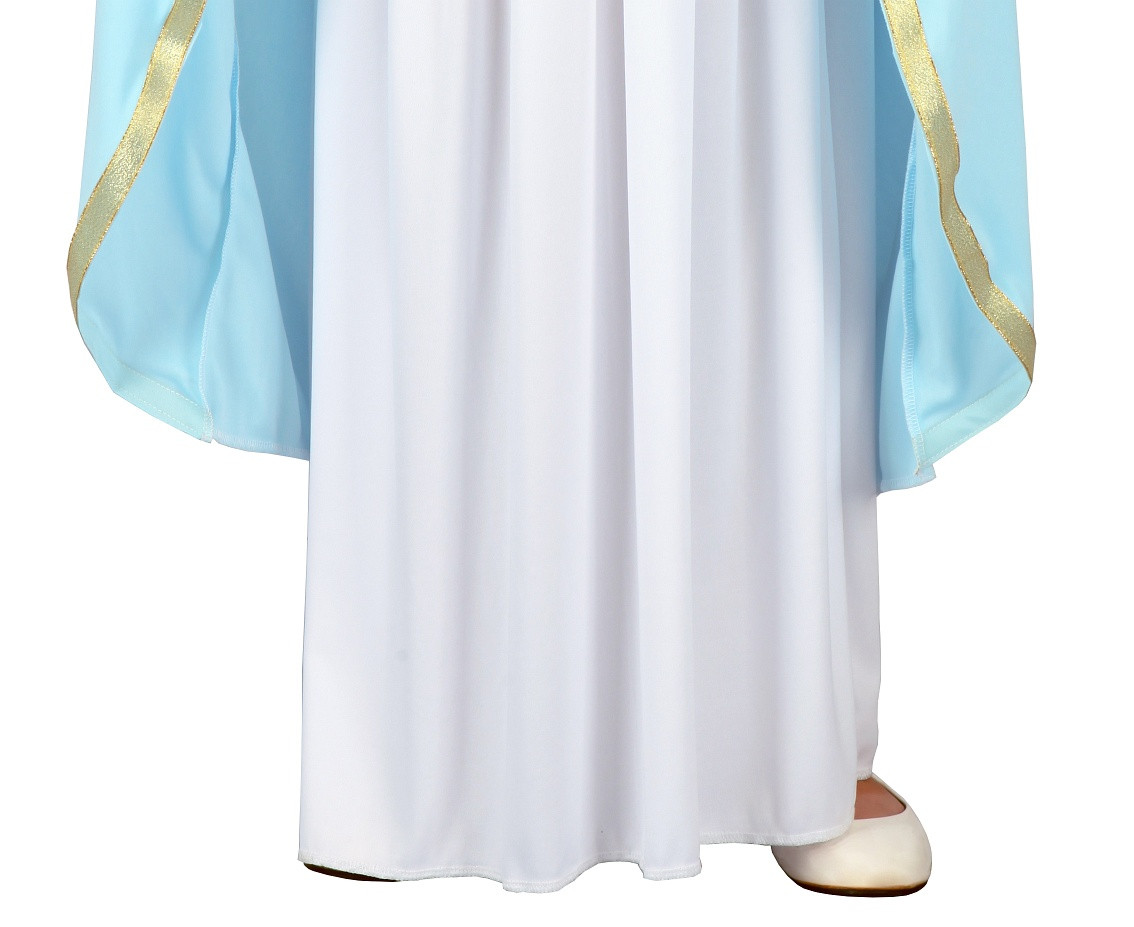 Maria role-play set for kids (dress, hooded cape, belt), size 130/140 cm