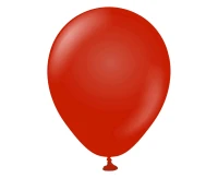 Balloons B&C 5", red pastel, 20pcs