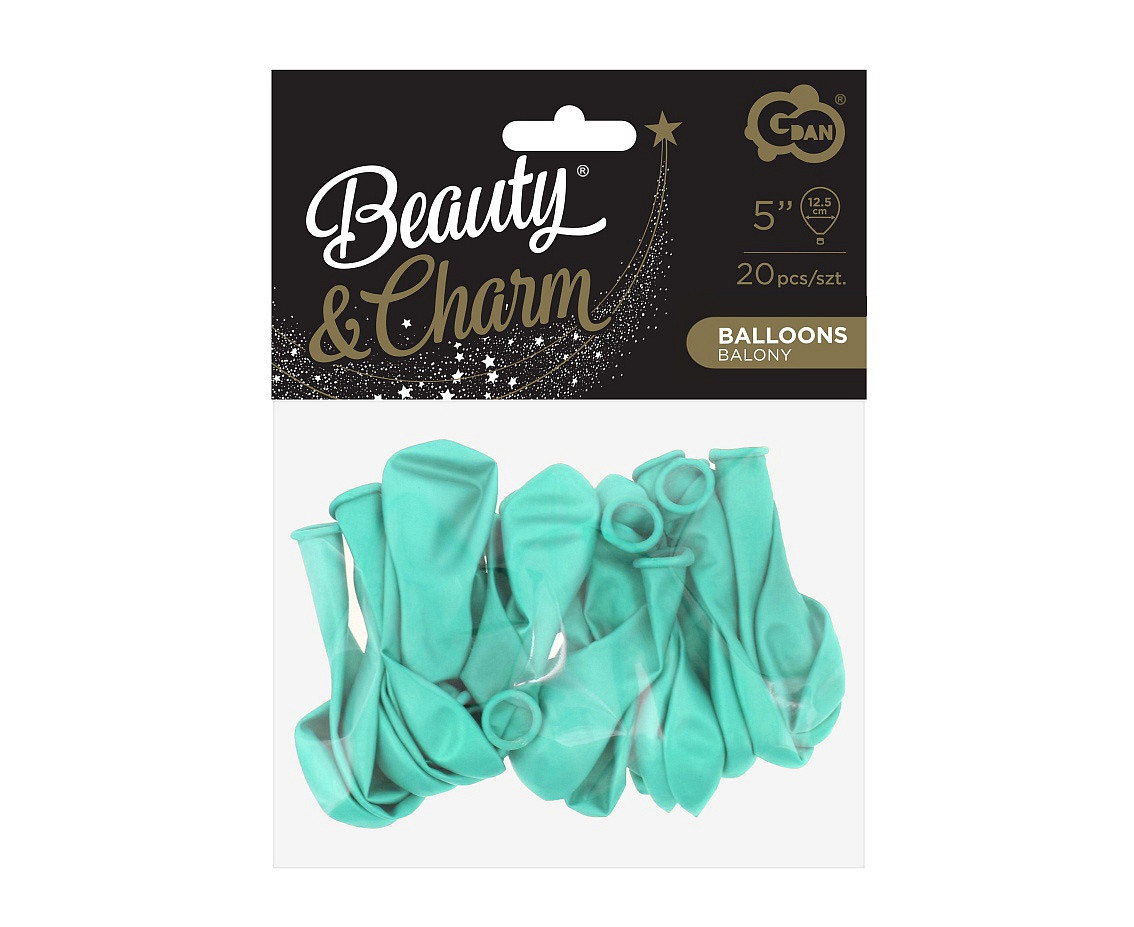 Balloons B&C 5", macaron green, 20pcs