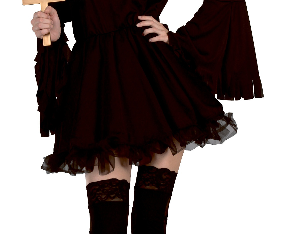 Naughty Nun role-play set for adult (hood, dress), size S