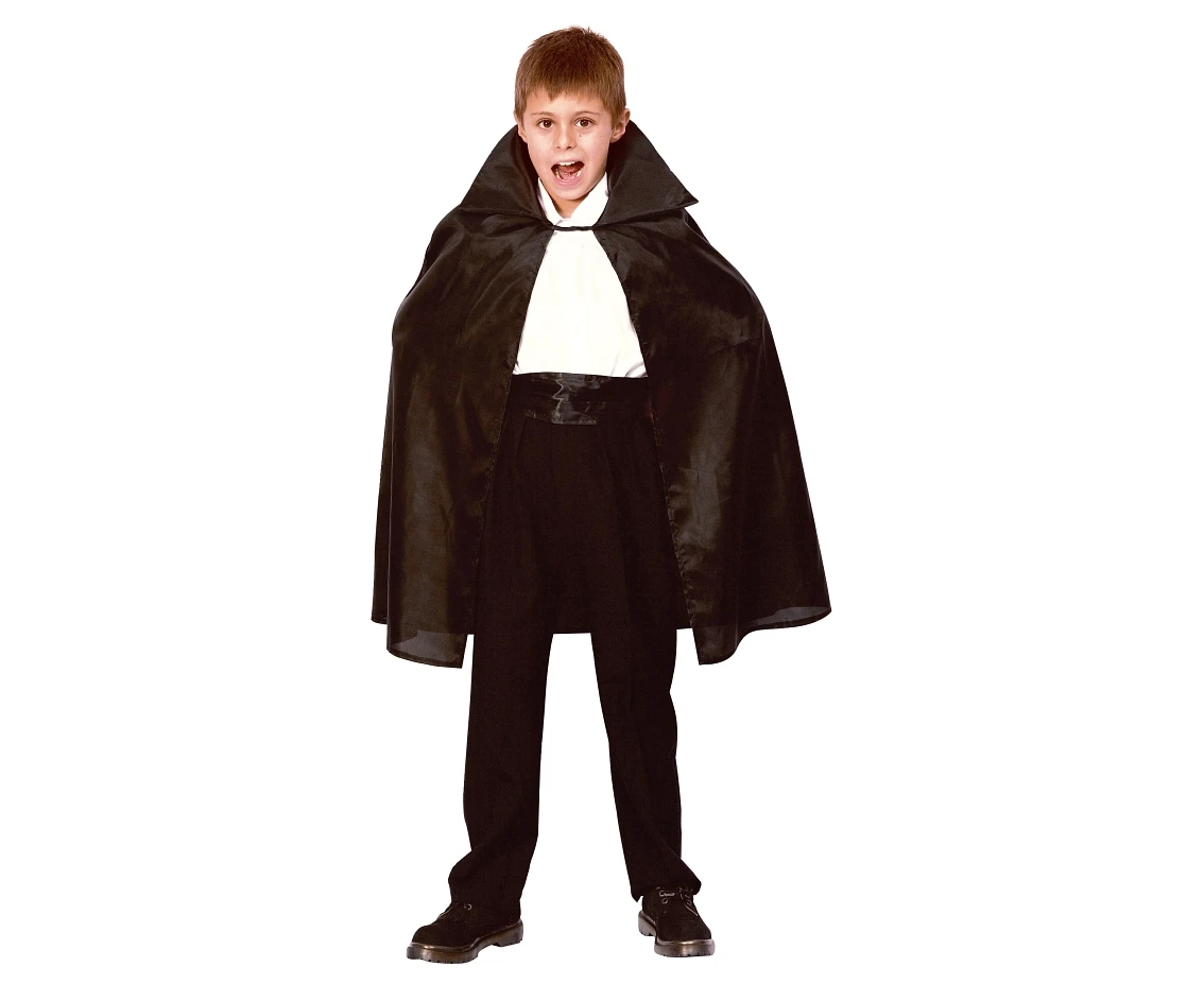 Black Vampire Cape for children (cape), one size