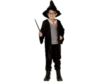 Wizard role-play set for kids (hat, shirt, coat, pants), size 120/130 cm