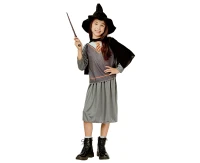 Wizard role-play set for kids (hat, shirt, coat, skirt), size 120/130 cm