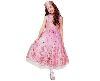 Rose-gold Princess role-play set for kids, (dress, crown), size 110/120 cm