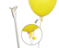 Balloon paper cups & sticks, ECO,100 pcs