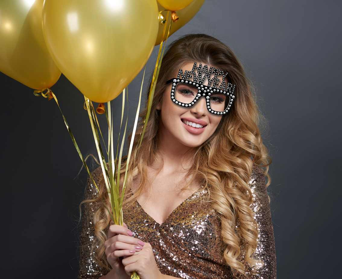 HNY Glasses, diamond