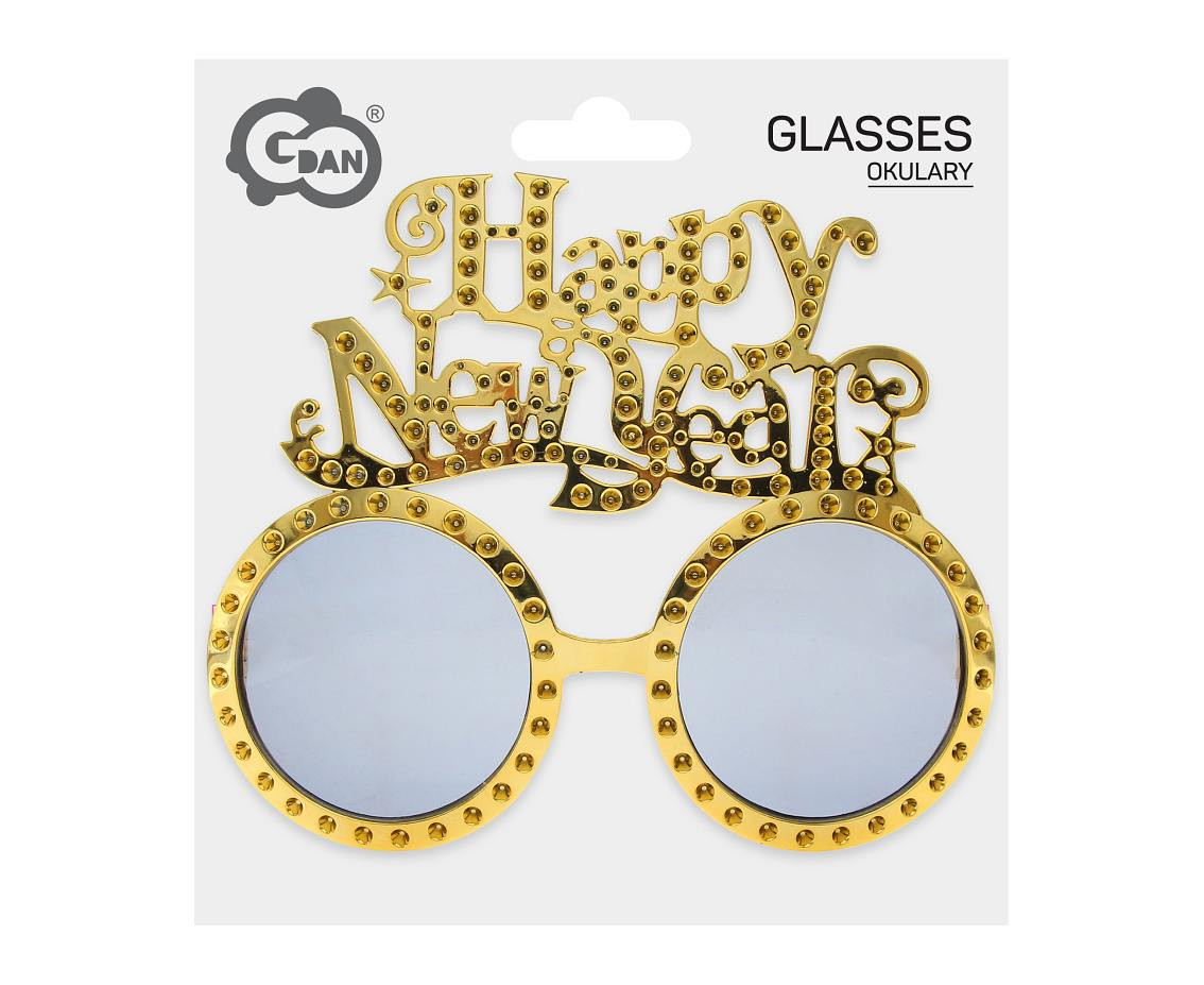 HNY Glasses, gold