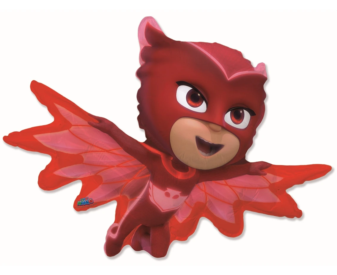 Foil balloon 14" FX - PJ Mask - Owlette,  unpacked (flat) EOL