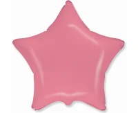 Foil balloon 18" FX - Star (red pastel),  unpacked (flat)