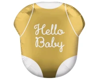 Foil balloon SuperShape Hello Baby, packed EOL
