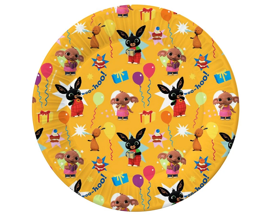 Paper plates Bing, 18 cm, 8 pcs EOL