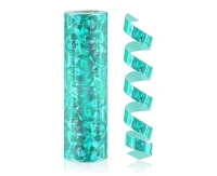 Holographic streamer turquoise - 4 m/ 1 piece