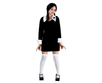Gothic schoolgirl costume for children (dress), size 120/130 cm