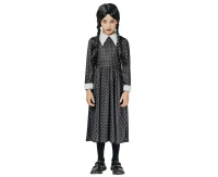 Gothic Schoolgirl costume for kids (polka dot dress), size 120/130 cm