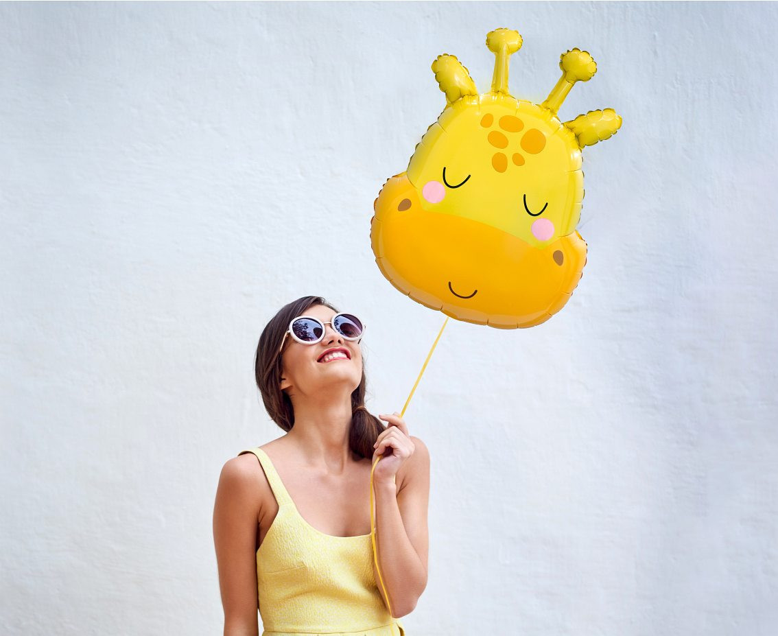 Foil balloon Giraffe, 53x40 cm (head)