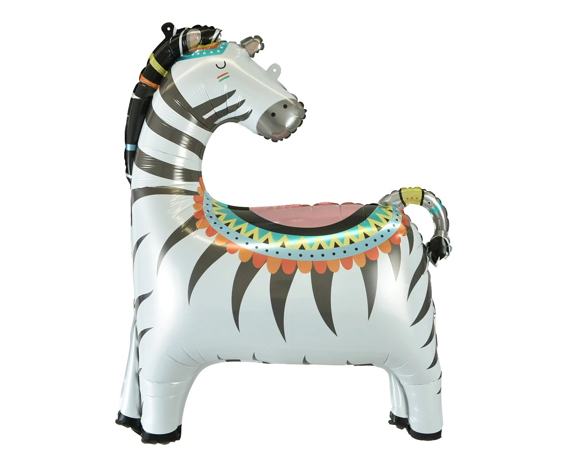 Foil balloon Zebra, 58x73 cm EOL