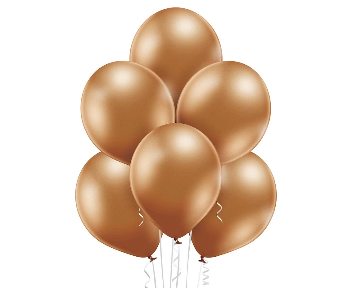 Balloons Belbal 12", B105-607, glossy copper, 50pcs