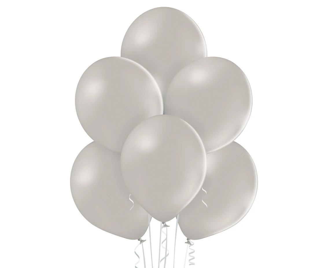 Balloons Belbal, D1-440, pastel warm grey, 50pcs