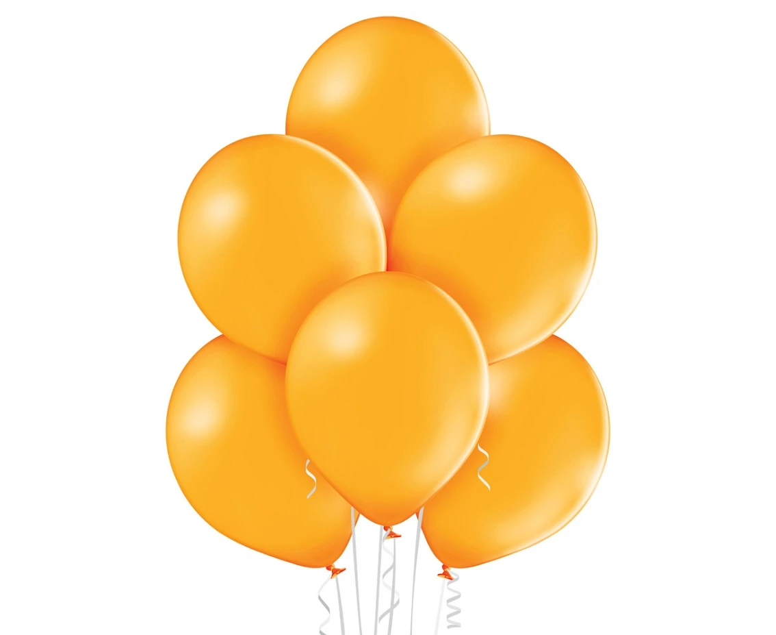 Balloons Belbal 12", B105-007, pastel orange, 50pcs EOL