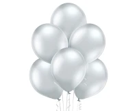 Balloons Belbal 12", B105-601, glossy silver, 50pcs