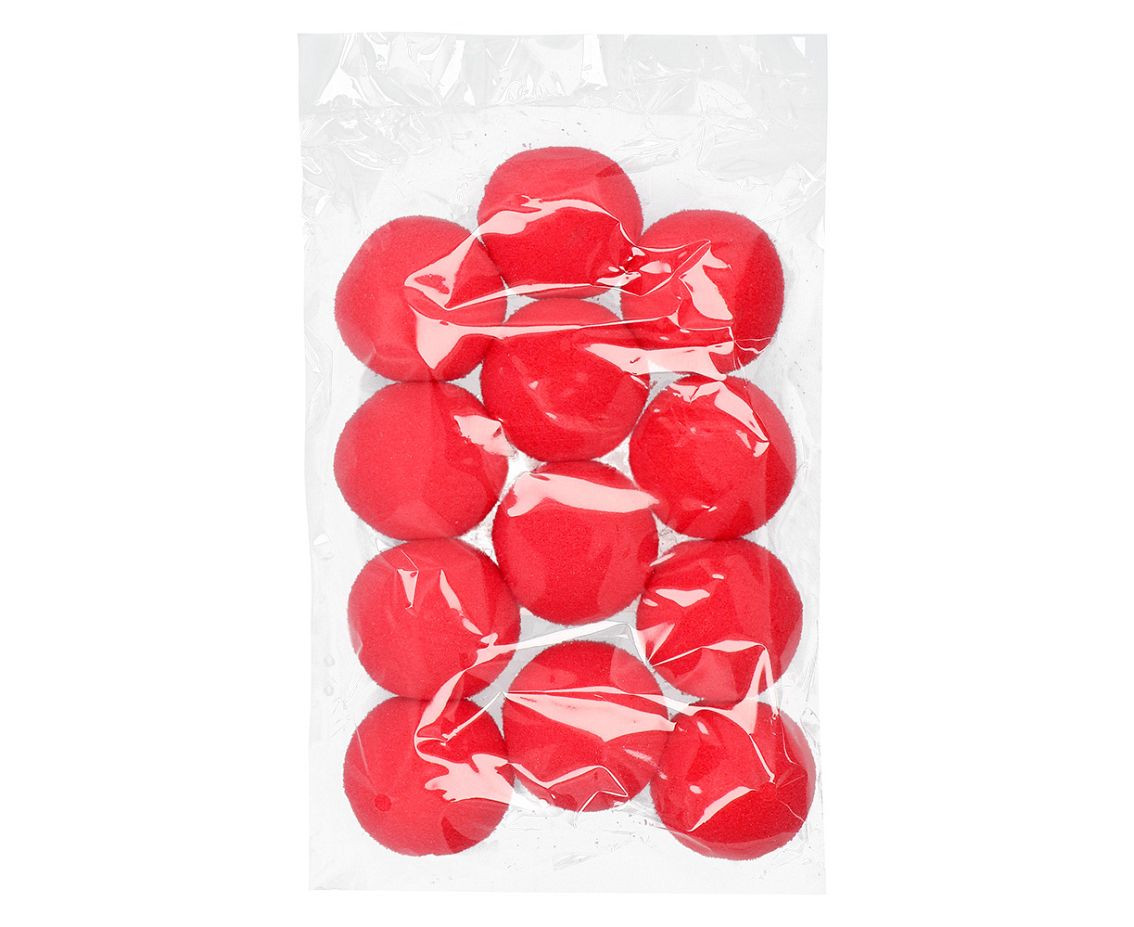 Set 12 pcs. Clown noses foam
