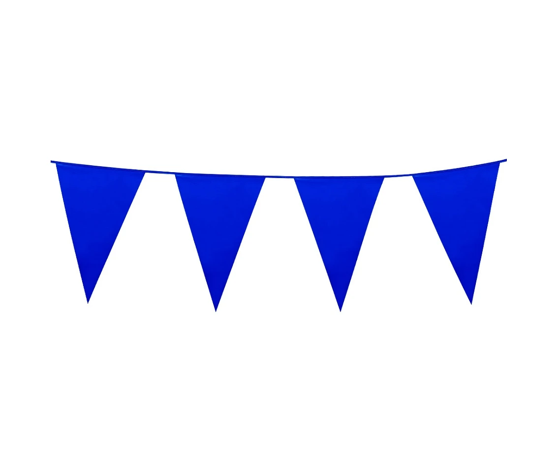 Flag garland, Blue, (30x20 cm), 10 m