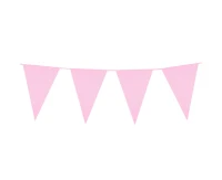 Flag garland, Light Pink, (30x20 cm), 10 m
