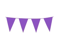 Flag garland, Purple, (30x20 cm), 10 m