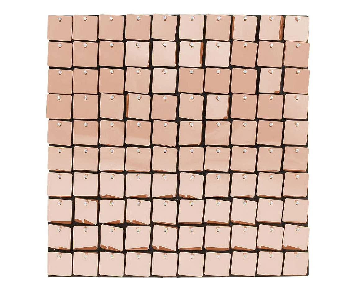 Decorative champagne panel, black background, 30x30 cm / 100 squares EOL