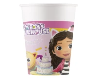 Paper cups (WM) Gabby's Dollhouse, 200ml, 8 pcs. (SUP label)