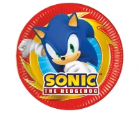 Paper plates Sonic (next generation) 20 cm, 8 pcs. (plastic-free)