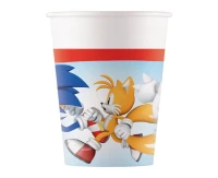Paper cups (WM) Sonic, 200ml, 8 pcs. (SUP label)
