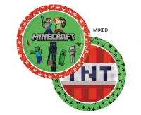 Paper plates Minecraft (next generation) 23 cm, 8 pcs. (plastic-free)